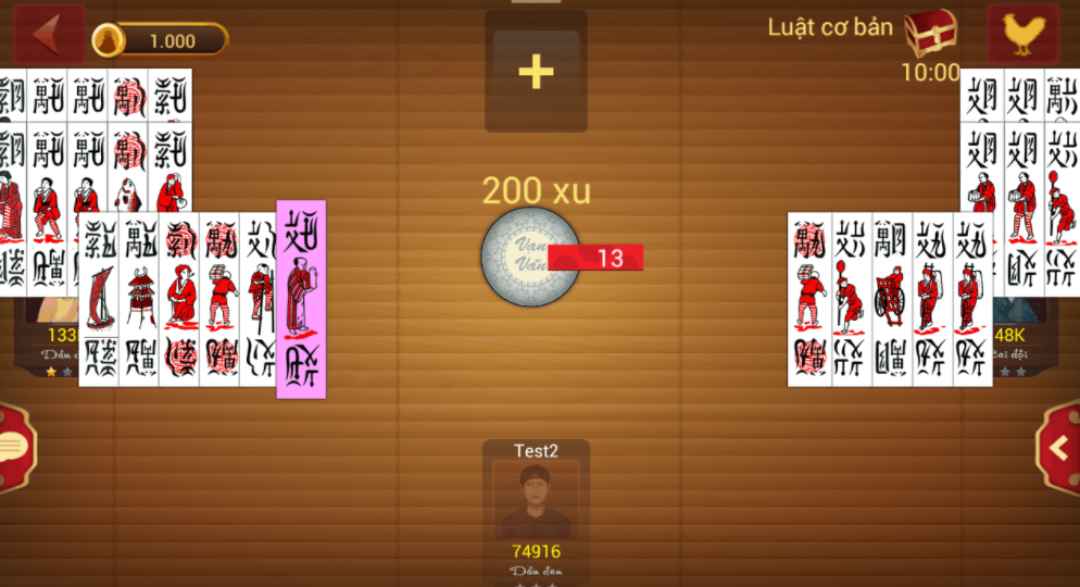 Trò game bài chắn hiện đã có cả phiên bản trực tuyến