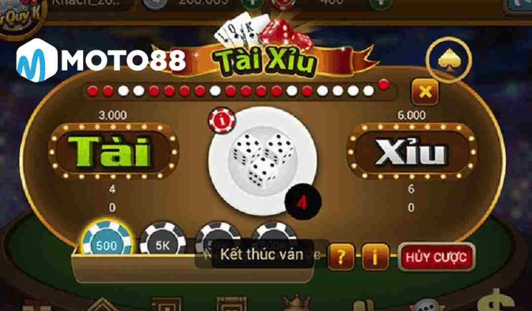 Cách chơi tài xỉu Moto88 luôn được bet thủ quan tâm hàng đầu