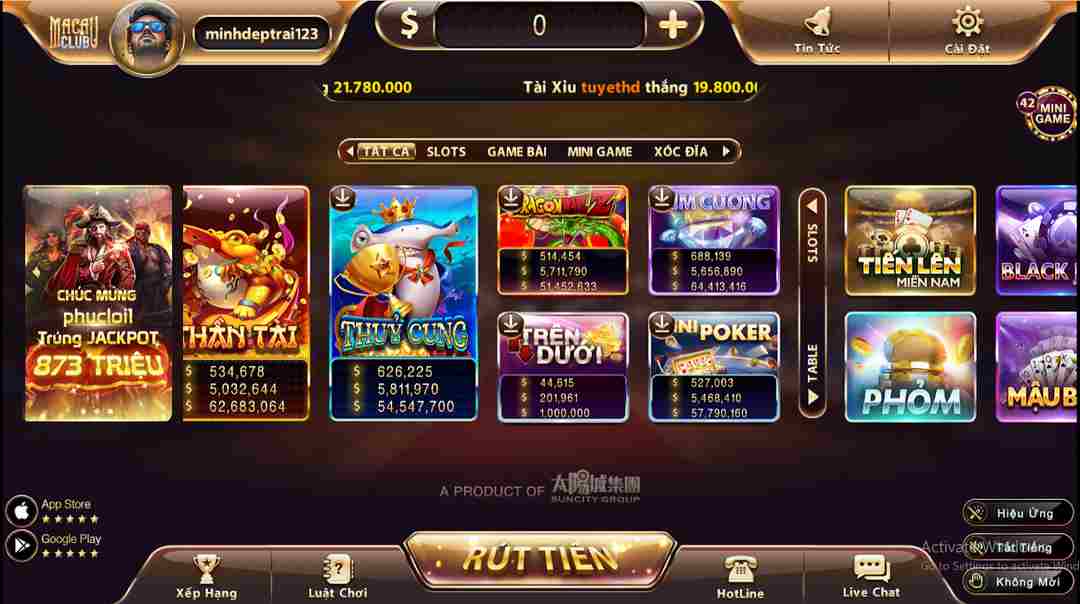 cổng game Macau Club online